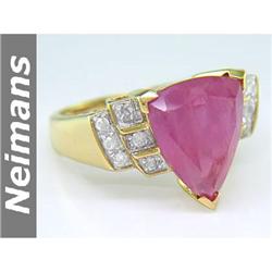 Fine 1.75 ct Certified Citrine Solitaire Ring 14kt Gold