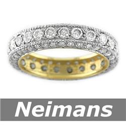 Certified 2.25 ct VS Diamond Eternity Anniversary Ring