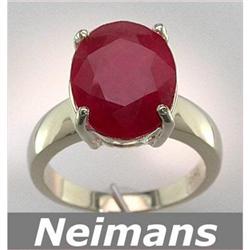 Best 10.25 ct Certified Gem Ruby Ring 14kt Gold