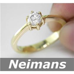 USGL Certified .50 ct Diamond Solitaire Ring 14kt Gold