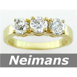 USGL Certified 1.25 ct Sapphire & Diamond Ring 14k Gold