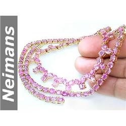 Certified 6.00 ct Rose Pink Amethyst & Diamond Ring 14k