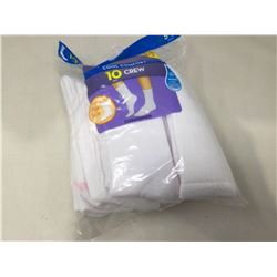 Cool Comfort Crew Socks 10pk (size 5-9)