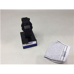 Casio Men's Classic Black Resin Strap Watch