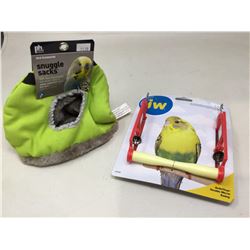 Plush Bird house and Perch