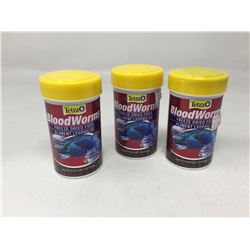 Tetra Blood Worms Freeze Dried Betta Food (3 x 8g)