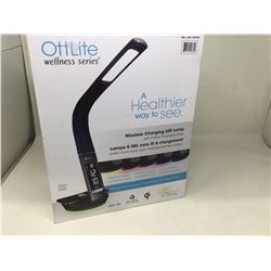 OttLite Wireless Charging LED Lamp with Color Changing Base