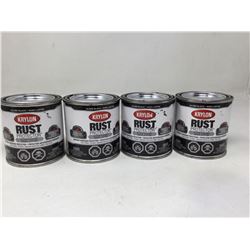 Krylon Rust Protector Gloss Black Enamel (4 x 236ml)