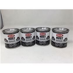 Krylon Rust Protector Semi-Gloss Black Enamel (4 x 236ml)