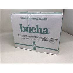 Bucha Raspberry Pomegranate Organic Kombucha (12 x 16oz)