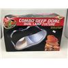 Image 1 : Zoo Med Combo Deep Dome Dual Lamp Fixture