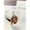 Image 2 : 14K Yellow Gold Azotic Topaz (1.48ct) Earrings - Appraised Value $1,650.00 CDN