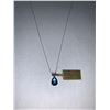 Image 2 : 10K White Gold Blue Zircon (1.12ct) Gemstone - Appraised Value $,1600.00 CDN