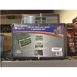 Prograde 105 PC Tool Kit w/ 4 Drawer Set