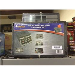 Prograde 105 PC Tool Kit w/ 4 Drawer Set