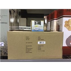 Case of 24 Home Accents Fresh Linen 3oz Swirl Cup Candles