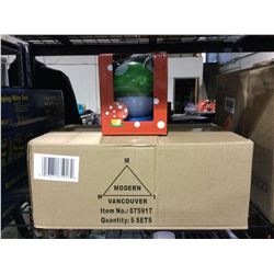 Case of 6 LED Push Mushroom Lights