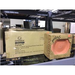 Case of 6 Oneida 3-Piece Dinnerware Sets