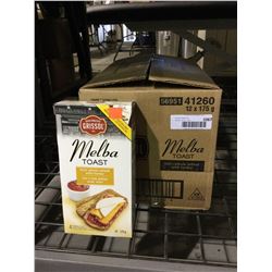 Case of Melba Toast Whole Wheat Honey (12 x 175g)