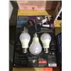 Image 2 : Globe Wi-Fi A19 Color Changing Tunable LED Bulbs in White 3-Pack