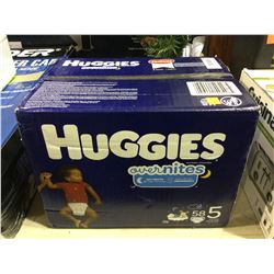 Case of Huggies Overnites Diapers