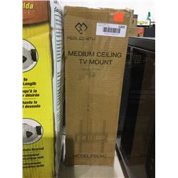 Perlesmith Medium Ceiling TV Mount - Model: PSCM2