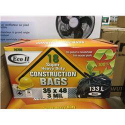 Eco II 18 Super Heavy Duty Construction Bags (133L)