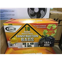 Eco II 18 Super Heavy Duty Construction Bags (133L)