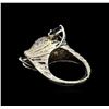 Image 3 : 14KT White Gold 1.90 ctw Sapphire and Diamond Ring
