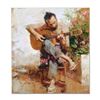 Image 1 : Pino (1939-2010), "The Gypsy" Artist Embellished Limited Edition on Canvas, PP N