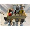 Image 1 : Wood box and misc. paint