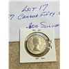 Image 2 : Canada 1957  Fifty .50 Cent Piece .800 Silver