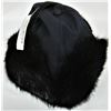 Image 2 : New size 7 5/8 winter hat with flaps, real muskrat fur, new size XL lined leather mitts