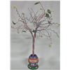 Image 4 : vintage 18" wire Easter Tree boxed - set 12 1" speckled hanging egg