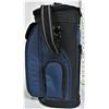 Image 2 : 15" insulated "Cuisena" golf bag picnic bag with 5 zippered compartments adjustable shoulder strap