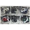 Image 2 : Set all 6 new sealed 2009 hockey masks / mini figures