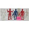 Image 1 : 5 vintage 5" space action figures