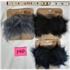 Image 1 : 3 new sets fur puff shoe clip-ons