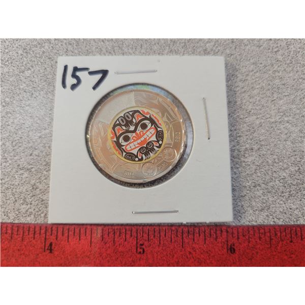 2020 Canada toonie Bill Reid Haida Carver commemorative coin