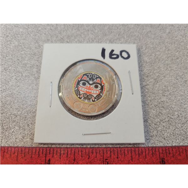2020 Canada toonie Bill Reid Haida Carver commemorative coin