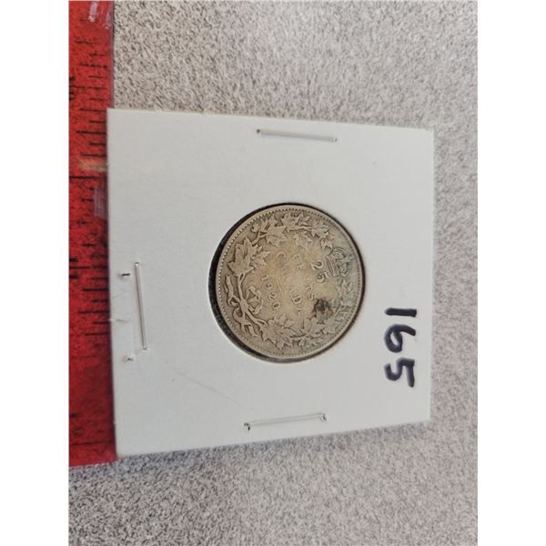 1920 Canada 25¢ cent coin