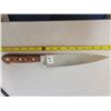 Image 1 : 8" blade chef's knife dyed laminate wood handle