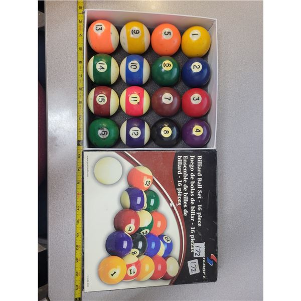 Sportcraft billiard ball set