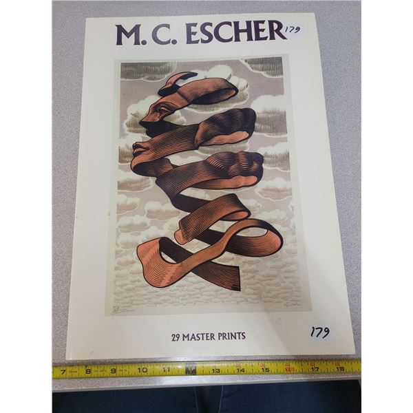 1981 M.C. Escher 29 master prints 16" X 11.5" p.6 63 pages