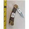 Image 2 : 3.5" blade desert ironwood scaled heavy brass butts folding knife