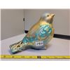 Image 1 : greeting bird' painted ceramic 6"H