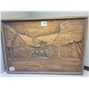 Image 2 : 1926 woodcarved plaque by Maritime art products, NB Anne of Green Gables