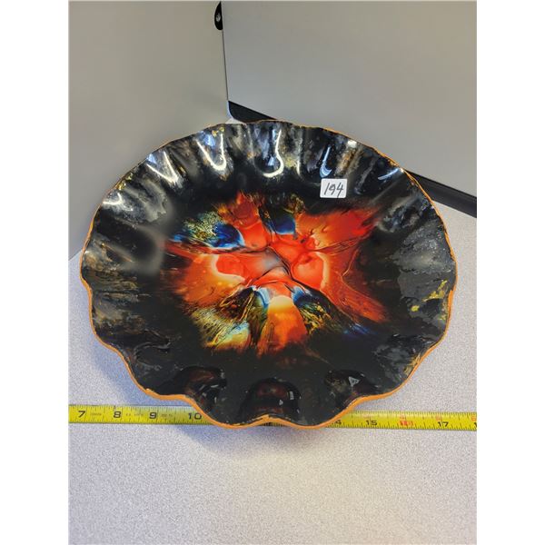 1963 Mexico 12" diameter wall piece hippy style