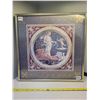 Image 1 : 15" X 15" brass framed under glass 'VENUS' classical print