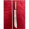 Image 1 : 1923 butcher shop long meat knife blade is 14"